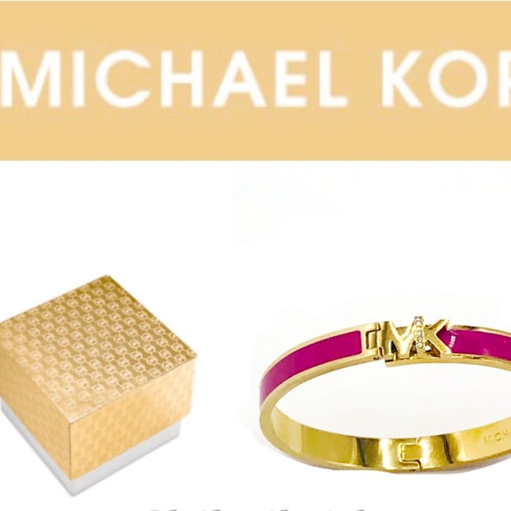 New Michael Kors purple and Gold-Tone Hamilton Bracelet - Picture 3 of 14